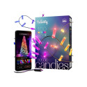 Twinkly Candies 100 Candle-shaped RGB LEDs, Clear Wire, USB-C