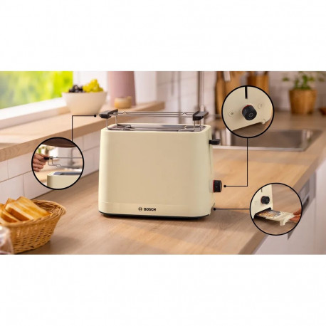 Bosch Compact röster TAT3M127 MyMoment 2 avaga plastist korpus beež