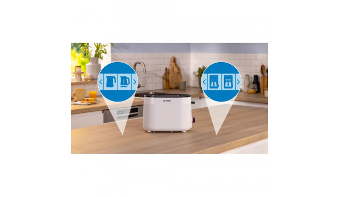 Bosch Compact röster TAT2M121 MyMoment 950 W 2 piluga plastist valge