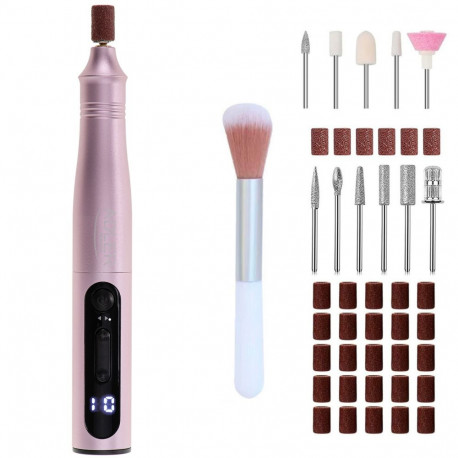 Adler elektriline küünefreesikomplekt AD 2181 5 võimsustaseme roosa