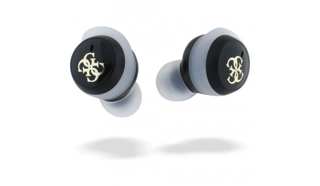 Guess Bluetooth headphones GUTWSJ144ESK TWS + docking station black Iridescent 4G Printed Logo
