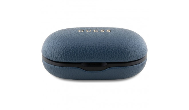 Guess Bluetooth kõrvaklapid GUTWSPGTSPSB TWS + dokkimisjaam sinine tekstuuriga klassikaline logo