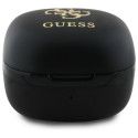Guess Bluetooth kõrvaklapid GUTWSJ144ESK TWS + laadimisalus must/must Vikerkaar 4G Prinditud Logo