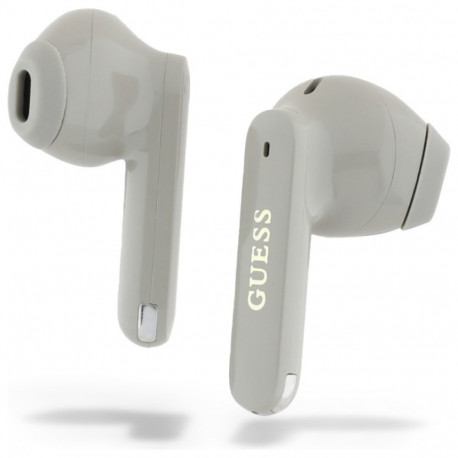 Guess Bluetooth headphones GUTWSC2MCDSD TWS + docking station gold Elongated Metalic Printed