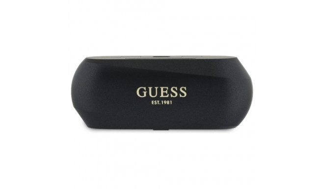 Guess Bluetooth headphones GUTWSC2MCDSK TWS + docking station black Elongated Metallic Print