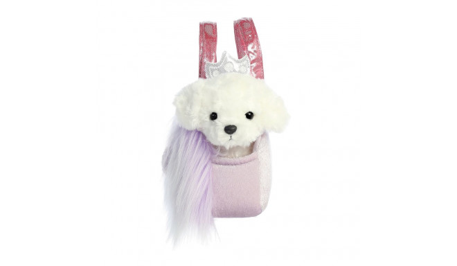 AURORA Fancy Pals Soft toy - Dog in a bag, 20 cm