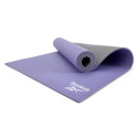 Yoga mat REEBOK RAYG-11060PLGR double sided purple/grey