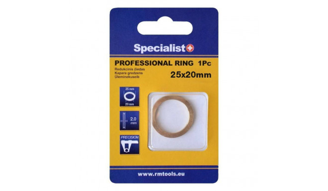 SPECIALIST+ reduction ring, PRO, 25.4x20x2 mm