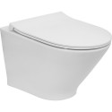 Roca Gap Round Compacto wall-hung toilet bowl (A34H0N3000)