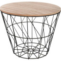 Atmosphera Black Wire Coffee Table Kumi