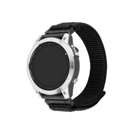 Fixed spordirihm Garmin QuickFit 22mm jaoks 160–210mm nailonist, must
