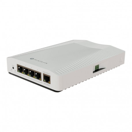 MikroTik ethernet-lüliti CRS304-4XG-IN lauapealne DIN-kinnitusega 4×10Gbps (RJ-45) pordiga