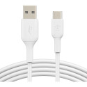 "Belkin USB-C/USB-A Kabel PVC, 2m, weiß"