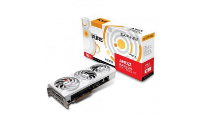 Sapphire Graphics Card||AMD Radeon RX 7800 XT|16 GB|GDDR6|256 bit|PCIE 4.0 16x|2xHDMI|2xDisplayPort|