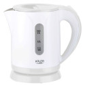 Adler Kettle AD 1371w Electric, 850 W, 0.8 L, Stainless steel/Polypropylene, 360 rotational base, Wh