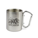 Offlander camping mug with a steel carabiner OFF_CACC_03