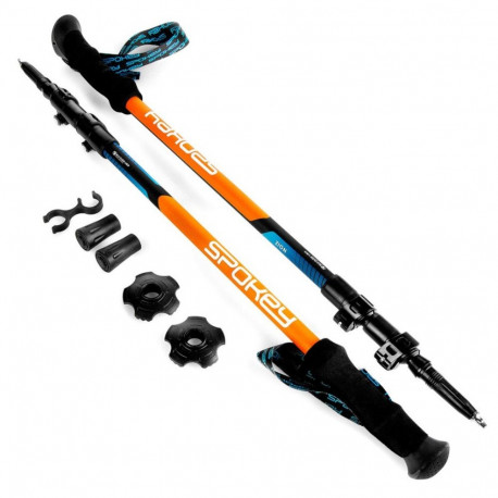 Trekking poles Spokey Zion oranž-sinine 926808