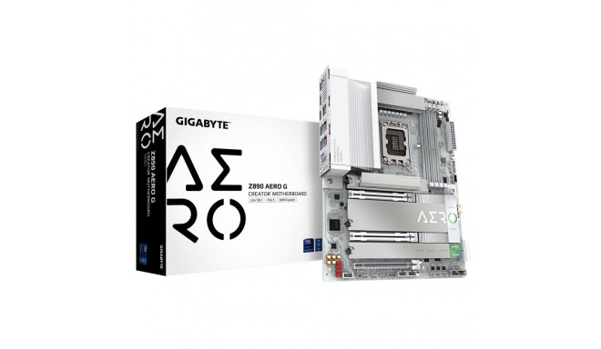 GIGABYTE Z890 AERO G Motherboard - Supports Intel Core Ultra (Series 2) CPUs, 16+1+2 phases VRM, up 