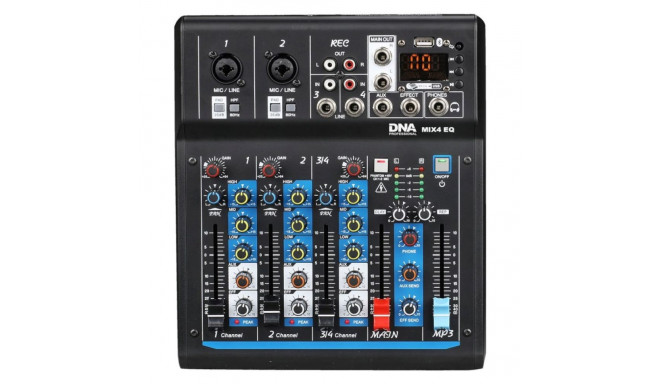 DNA MIX 4 EQ helimikser USB MP3 Bluetooth analoog