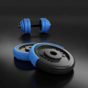 HMS SGG30 BAR 2-in-1 weight set (barbell and barbells) 30 kg
