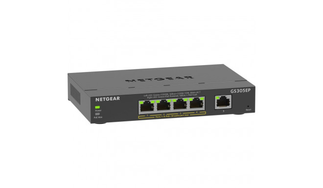 NETGEAR Plus GS305EP - lüliti - 5-porti