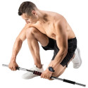 HMS SGGX20 rubberized barbells with barbell function 20 kg