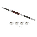 HMS SGGX20 rubberized barbells with barbell function 20 kg