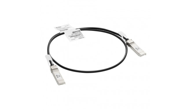 HPE Aruba Networking 10G SFP+ / SFP+ 1m InfiniBand/fibre optic cable SFP+ Black