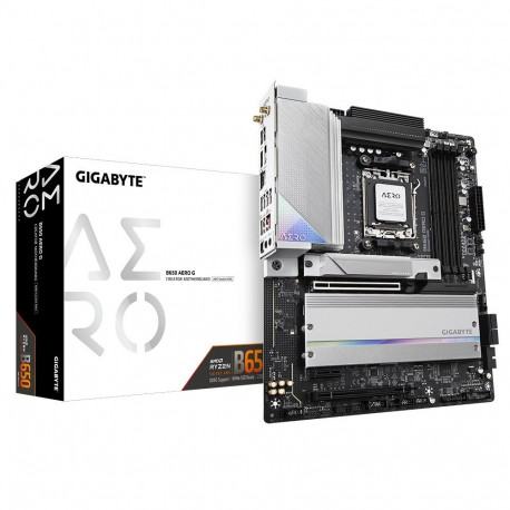Gigabyte emaplaat B650 AERO G AMD Ryzen 9000 Series CPUs kuni 8000MHz DDR5 (OC) 1xPCIe 5.0 + 2xPCIe 