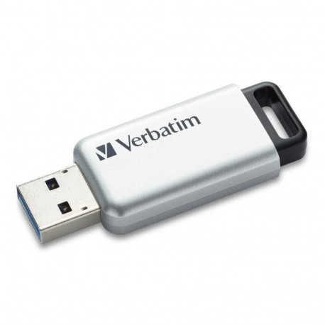 Verbatim mälupulk Secure Pro USB 3.0 16GB, hõbedane