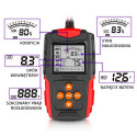 Qoltec 52484 LCD digital battery tester | 12V | 24V | 3Ah-200Ah