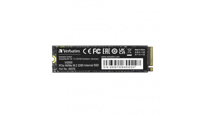 Verbatim Vi3000 PCIe NVMe M.2 SSD 512GB
