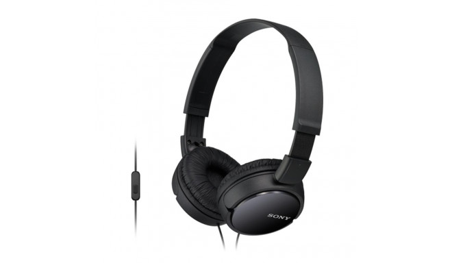 Sony MDR-ZX110AP juhtmega peakomplekt kõnedele/muusikale, must
