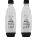 Bottles SodaStream Fuse Black (suited for SodaStream sparkling water makers), 2 x 1 l