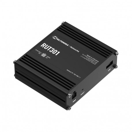 Teltonika | Ethernet Router | RUT301 | No Wi-Fi | 10/100 Mbit/s | Ethernet LAN (RJ-45) ports 5 | Mes