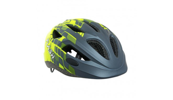 Author Flash Inmold X8 Helmet, grey/yellow, 47-51 cm