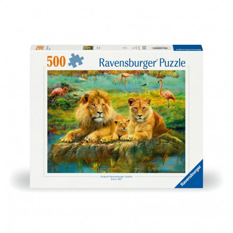 Ravensburger pusle 500 tk Savannilõvid