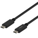 Deltaco USB-C zu USB-C Kabel 2m schwarz