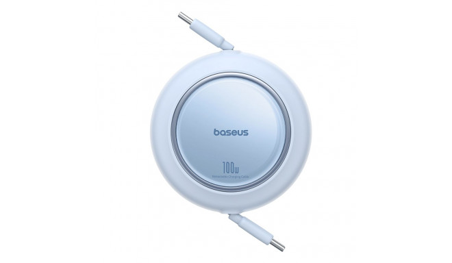 Cable USB C - USB C 100W 2m retractable galaxy blue Free2Pull BASEUS
