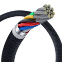 Cable USB C Male - USB C Male 1000W USB3.2, 20Gbps, 4K@60Hz 1.5m Crystal Shine BASEUS, Black