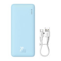 Baseus Airpow 20W 20000mAh Power Bank with White Baseus Simple Series USB-A - USB-C 50cm Cable - Blu