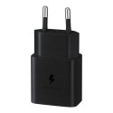 Samsung USB wall charger Type C 15W PD AFC + USB Type C cable black (EP-T1510XBEGEU)