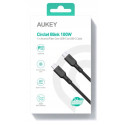 AUKEY CB-KCC101 Nylon C able USB C - USB C 1m