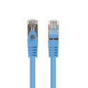 Patchcord cat.6 FTP 1M 10-pack fluke passed blue