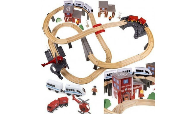 Kruzzel Wooden Train - Kruzzel Train 22754