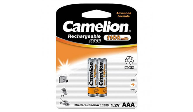 Camelion Rechargeable Batteries Ni-MH 2x AAA (R03) 1100mAh