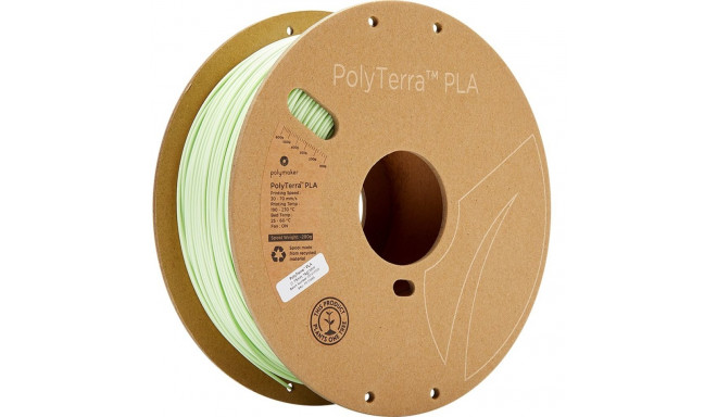 PLA filament 3D-printerile Polymaker PolyTerra, Mint,  heleroheline, 1,75mm, 1kg