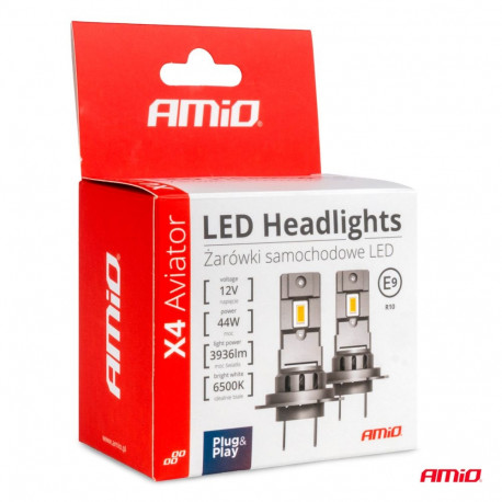 LED 2tk H8/H9/H11/H16 6500K max 44W