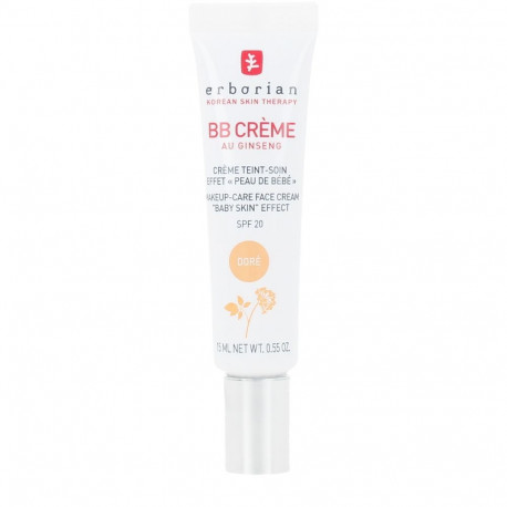 ERBORIAN BB CRÈME AU GINSENG SPF20 #dorado 15 ml