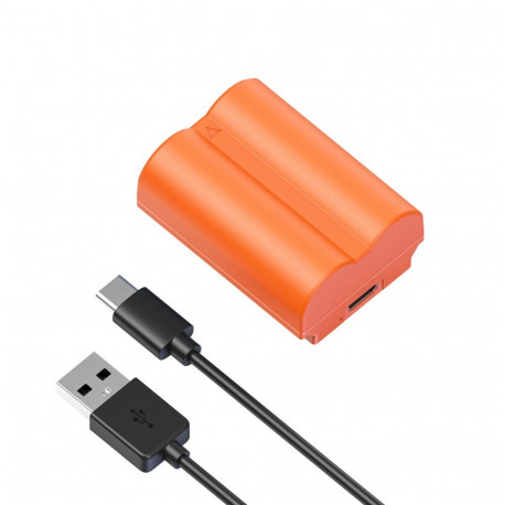SmallRig 4970 NP W235 USB C Rechargeable Camera Battery (Orange)